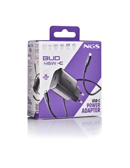 NGS CARGADOR GAN ULTRARAP 45W USB-C CON CABL