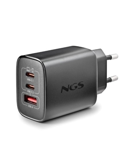 NGS CARGADOR GAN ULTRARAPIDO 65W USB-C+ USB-A