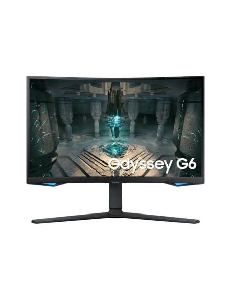Smart Monitor Gaming Curvo Samsung Odyssey G6 S27BG650EU 27'/ QHD/ 1ms/ 240Hz/ VA/ Multimedia/ Regulable en altura/ Smart TV/ Negro