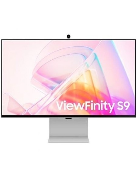 Smart Monitor Samsung ViewFinity S9 S27C902PAU 27'/ 5K/ Multimedia/ Regulable en altura/ Smart TV/ Webcam/ Plata