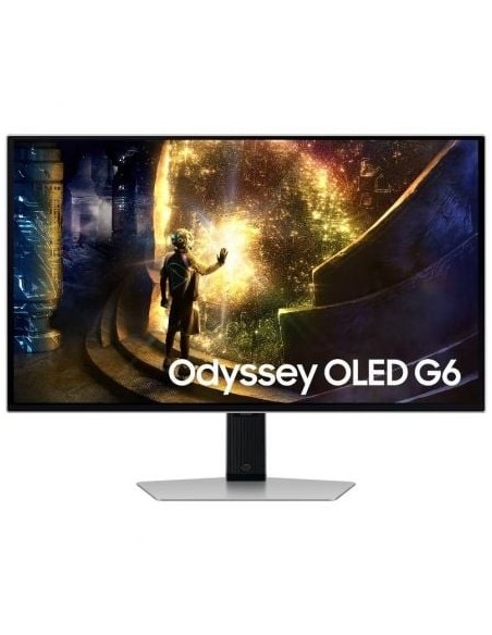 Smart Monitor Gaming Samsung OLED Odyssey G6 S27DG610SU 27'/ QHD/ 0.03ms/ 240Hz/ VA/ Regulable en altura/ Smart TV/ Plata