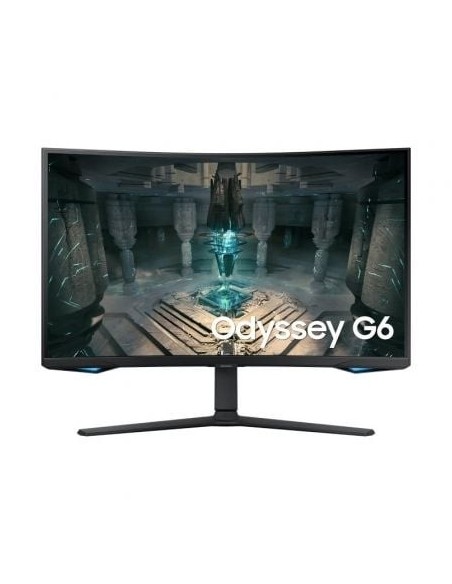 Smart Monitor Gaming Curvo Samsung Odyssey G6 S32BG650EU/ 32'/ QHD/ 1ms/ 240Hz/ VA/ Multimedia/ Regulable en altura/ Smart TV/ Negro
