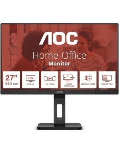 Monitor Profesional AOC 27E3QAF 27'/ Full HD/ Multimedia/ Regulable en altura/ Negro