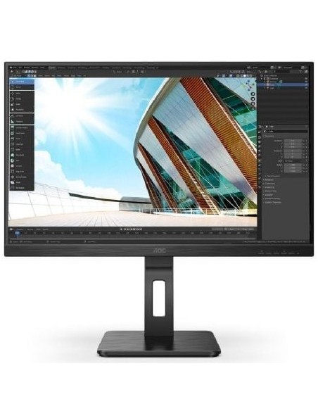 Monitor Profesional AOC 27P2Q 27'/ Full HD/ Multimedia/ Regulable en altura/ Negro