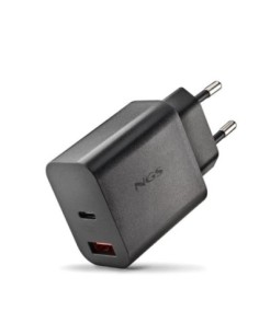 NGS CARGADOR GAN ULTRARAPIDO 30W USB-C+ USB-A