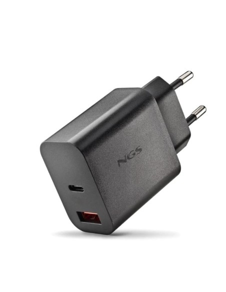 NGS CARGADOR GAN ULTRARAPIDO 30W USB-C+ USB-A