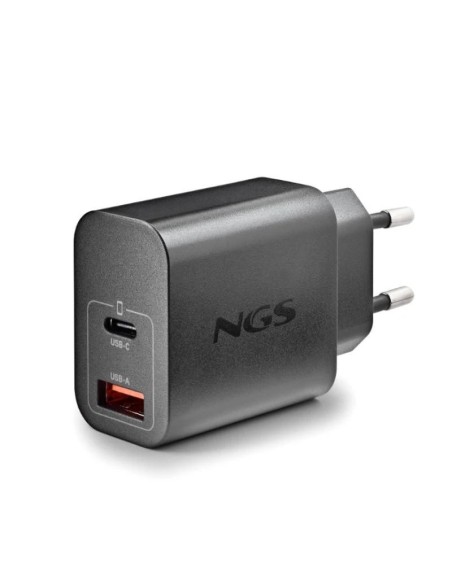 NGS CARGADOR GAN ULTRARAPIDO 30W USB-C+ USB-A