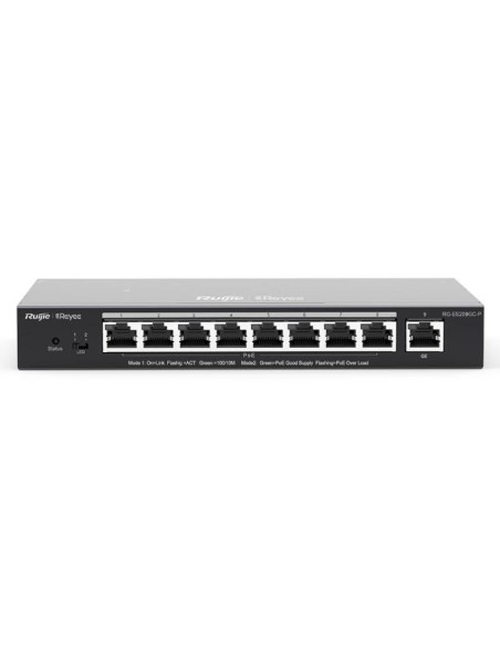 Reyee Switch 9xGb RJ45 (8 PoE/POE+) 120W Steel