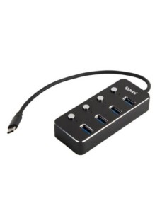 iggual Hub tipo C x 4 puertos USB 3'1 4BUTTONS
