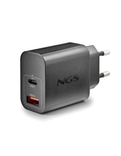 NGS CARGADOR GAN ULTRARAPIDO 20W USB-C+ USB-A 2