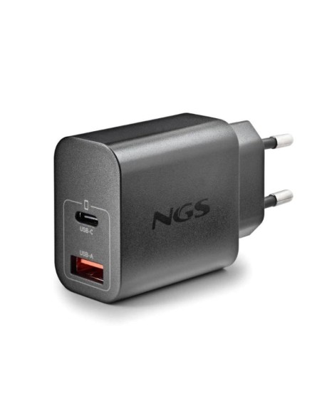 NGS CARGADOR GAN ULTRARAPIDO 20W USB-C+ USB-A