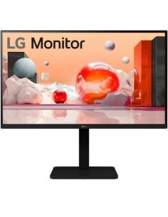 Monitor Profesional LG 24BA560-B 24'/ Full HD/ Multimedia/ Regulable en altura/ Negro