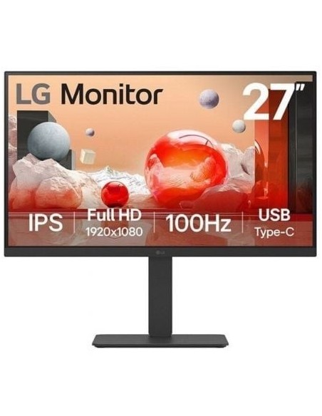 Monitor Profesional LG 27BA750-B 27'/ Full HD/ Multimedia/ Regulable en altura/ Negro