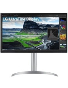 Monitor Profesional LG 27UQ850-W 27'/ 4K/ Multimedia/ Regulable en altura/ Plata
