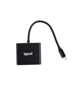 iggual Hub tipo C 3 en 1 HDMI USB3'0 PD100W