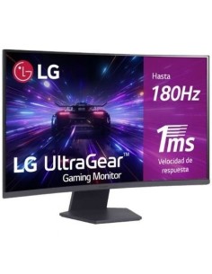 Monitor Gaming Curvo LG UltraGear 32GS60QC-B 31.5'/ QHD/ 1ms/ 180Hz/ VA/ Negro