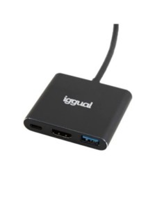 iggual Hub tipo C 3 en 1 HDMI USB3'0 PD100W 2