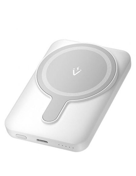 Powerbank 5000mAh Vention FHSW0/ 20W/ Wireless/ Blanca