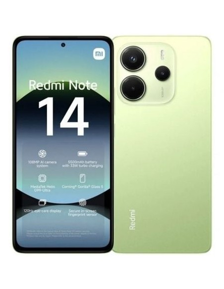 Smartphone Xiaomi Redmi Note 14 6GB/ 128GB/ 6.67'/ Verde