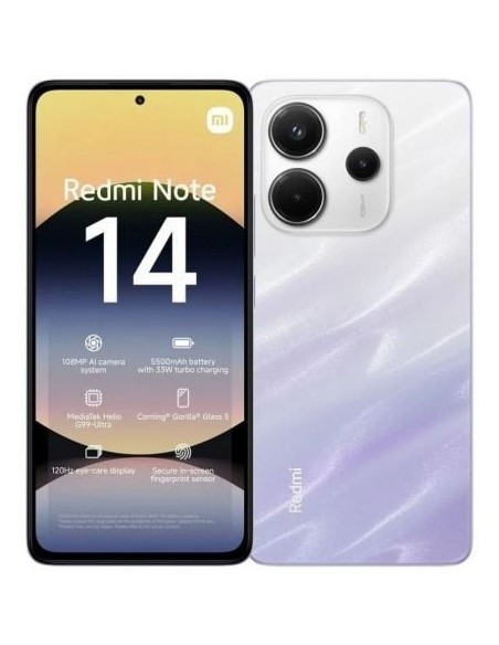 Smartphone Xiaomi Redmi Note 14 6GB/ 128GB/ 6.67'/ Purpura