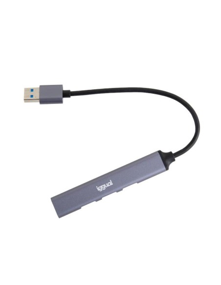 iggual Hub USB 3 puertos USB 2'0 + 1 USB 3'0 THIN