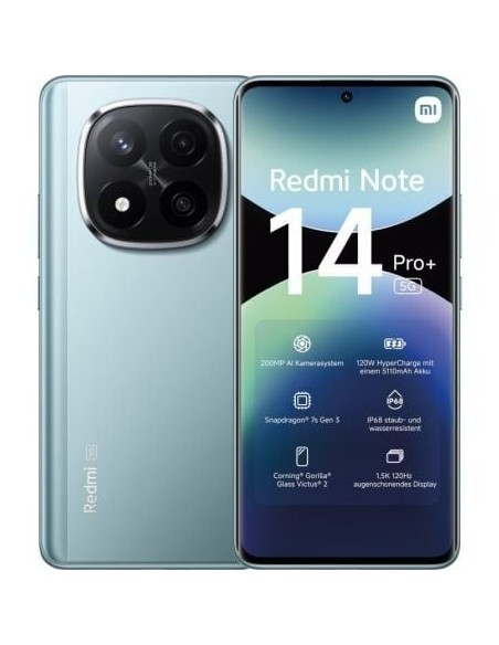 Smartphone Xiaomi Redmi Note 14 Pro+ 12GB/ 512GB/ 6.67'/ 5G/ Azul