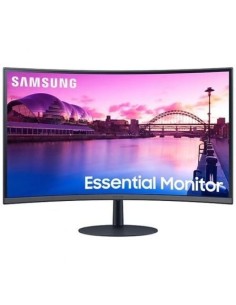 Monitor Curvo Samsung Essential Monitor S39C S27C390EAU/ 27'/ Full HD/ Multimedia/ Negro