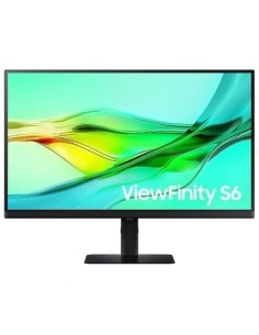 Monitor Profesional Samsung ViewFinity S6 S27D600UAU 27'/ QHD/ Regulable en Altura/ Negro