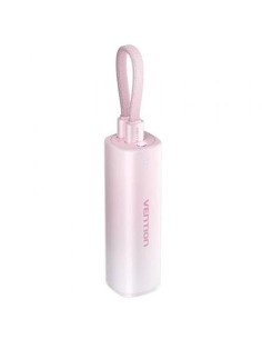 Powerbank 5000mAh Vention FHWR0/ 20W/ Wireless/ Rosa