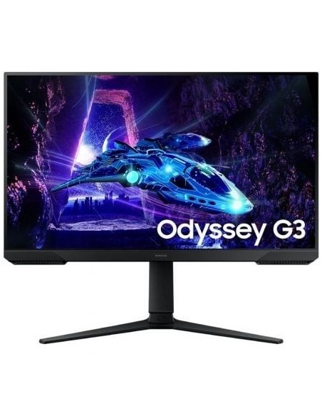 Monitor Gaming Samsung Odyssey G3 S27DG300EU/ 27'/ Full HD/ 1ms/ 180Hz/ VA/ Regulable en altura/ Negro