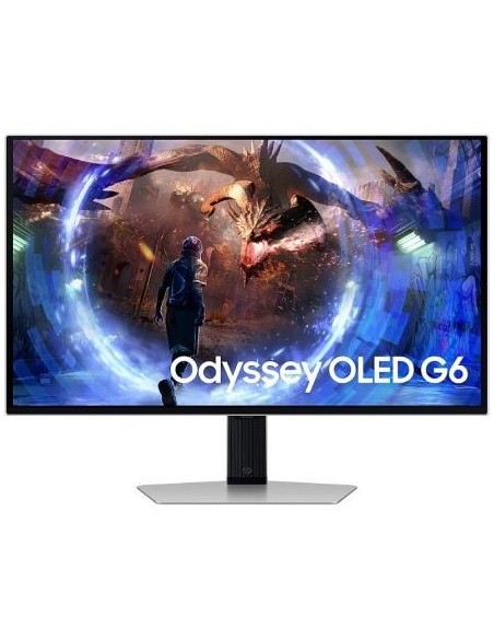 Monitor Gaming Samsung G6 Odyssey OLED S27DG600SU 27'/ QHD/ 0.03ms/ 360Hz/ Regulable en Altura/ Plata