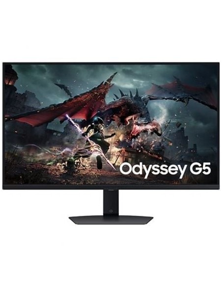 Monitor Gaming Samsung Odyssey G5 S32DG500EU 32'/ QHD/ 1ms/ 180Hz/ IPS/ Regulable en altura/ Negro