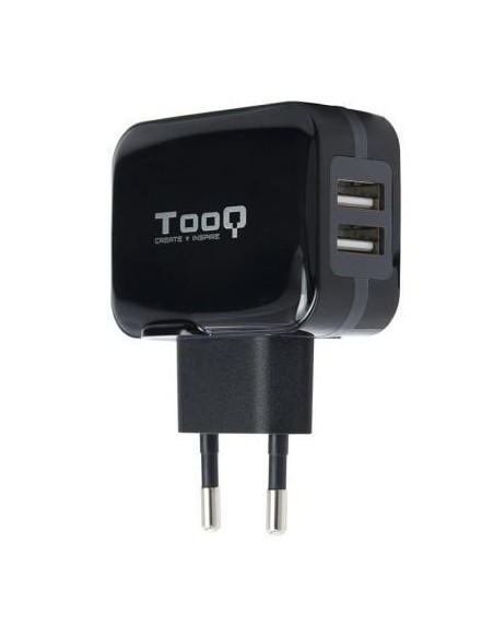 Cargador de Pared TooQ TQWC-1S02/ 2xUSB/ 17W