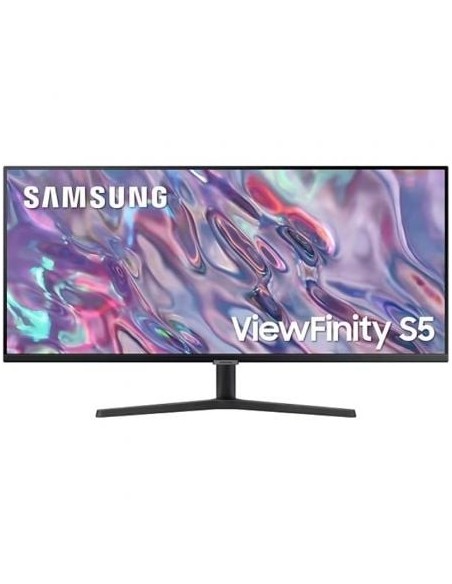 Monitor Profesional Ultraparonámico Samsung ViewFinity S5 S34C500GAU 34'/ UWQHD/ Negro