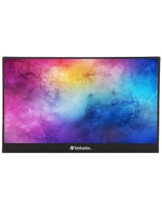 Monitor Portátil Táctil Verbatim PMT-14 14'/ Full HD/ Multimedia/ Negro