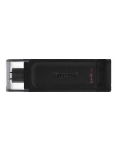 Kingston DataTraveler DT70 64GB USB C 3.2  Negro