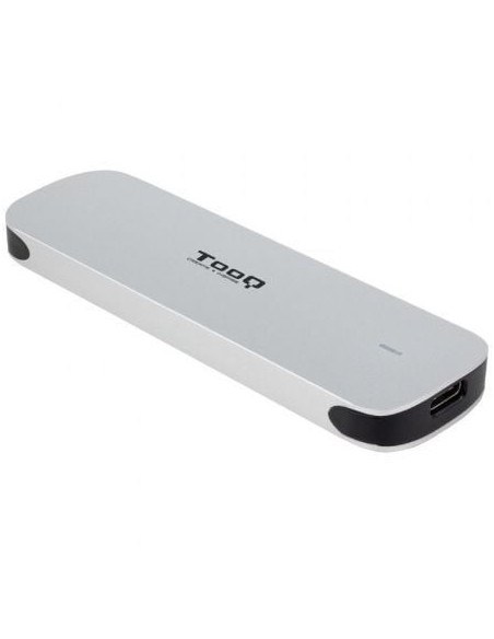 Caja Externa para Disco SSD M.2 TooQ TQE-2202S/ USB 3.1 Gen2/ Sin tornillos