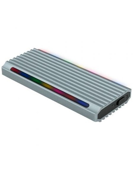 Caja Externa para Disco SSD M.2 NVMe TooQ TQE-2221G/ USB 3.1 Gen2/ Sin tornillos