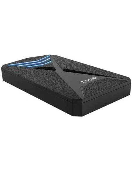 Caja Externa Gaming para Disco Duro de 2.5' TooQ TQE-2550BL/ USB 3.1/ Sin tornillos