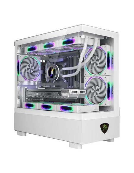 Keep Out Caja M-atx XC-301W 3FANS Usb3'0 White