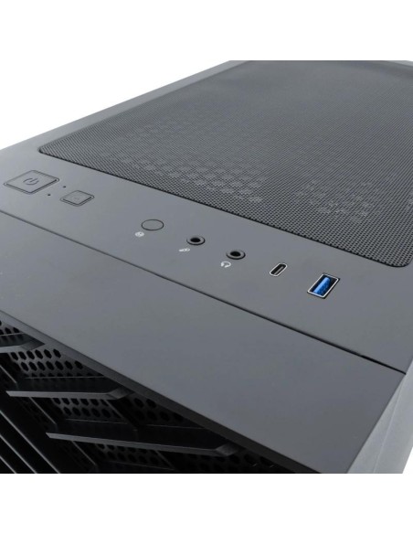 Coolbox Caja Gaming ATX GA300 GRIDLINE Black