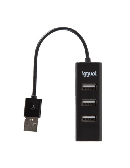 iggual Hub USB 2'0 x 4 puertos HUB-A-4p