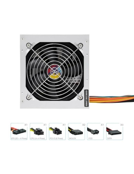 Tooq Fuente Alimentación TQAPOLO-550SP 550W