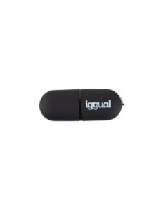 iggual Lápiz USB 2.0 16GB PEN16 negro con tapa