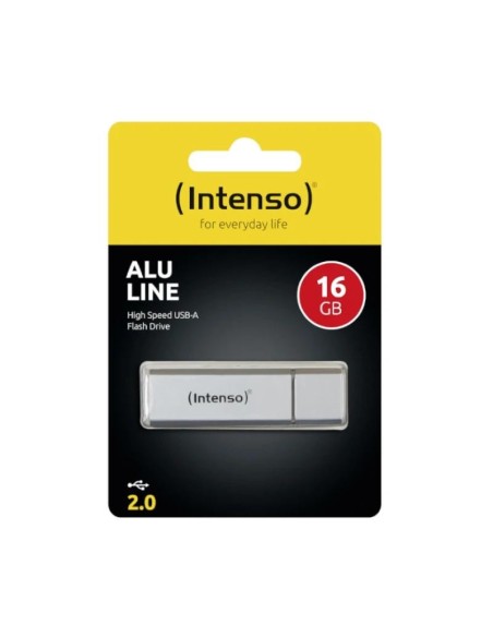 Intenso 3521472 Lápiz USB 2.0 Alu 16GB Silver