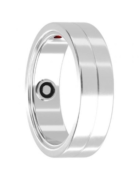 Anillo Inteligente Maxcom MR100 Talla 9/60/ Ø19.1mm/ Notificaciones/ Frecuencia Cardíaca/ Plata
