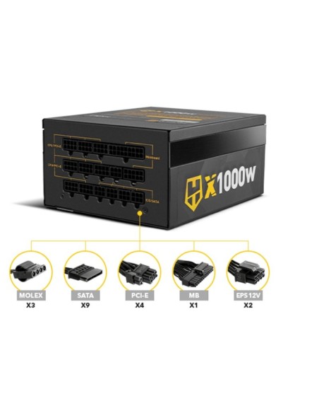 NOX HUMMER Fuente alimentacion X1000W Mod' 80+Gold