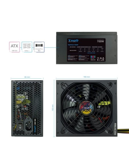 Tooq Fuente Alimentación TQAPOLO-700SP 700W