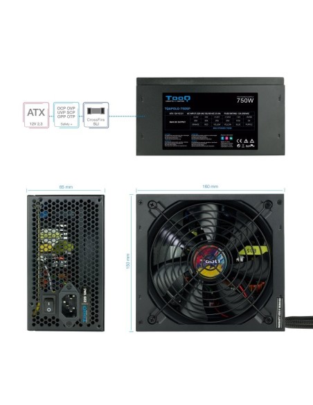 Tooq Fuente Alimentación TQAPOLO-750SP 750W