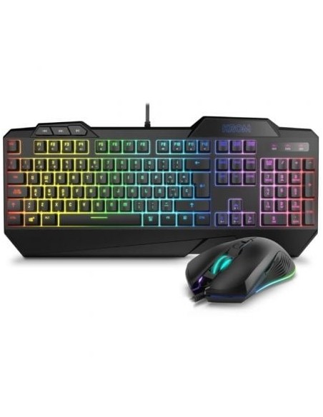 Pack Gaming Krom Krusher/ Teclado SemiMecánico + Ratón